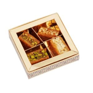DUBAI FOOD Baklava Bokaj & Asia Cashew & Pistachio 2PCS Each – 50g