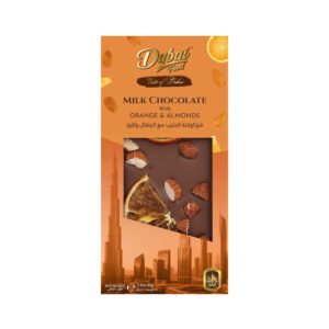 Milk Chocolate With Orange & Almond 80g