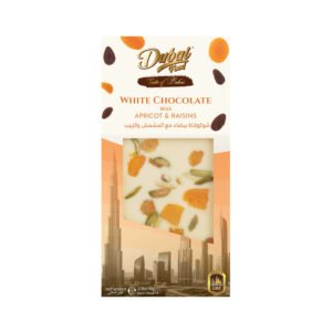White Chocolate With Apricot & Raisins 80g